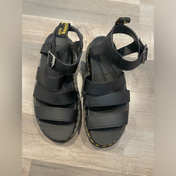 DR. MARTENS BLAIRE HYDRO LEATHER STRAP SANDALS - Picture 10 of 13